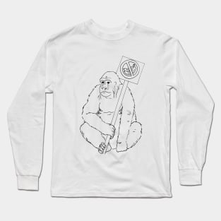 Grodd Hates Bananas. Long Sleeve T-Shirt